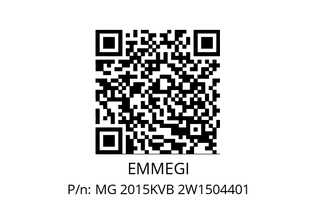   EMMEGI MG 2015KVB 2W1504401