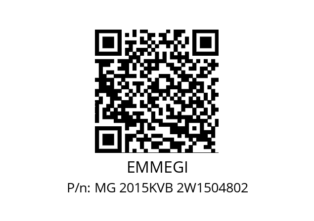   EMMEGI MG 2015KVB 2W1504802