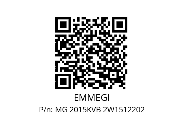   EMMEGI MG 2015KVB 2W1512202