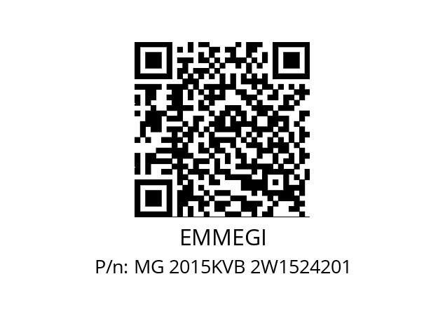   EMMEGI MG 2015KVB 2W1524201