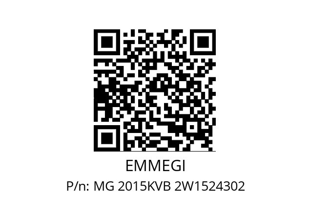   EMMEGI MG 2015KVB 2W1524302