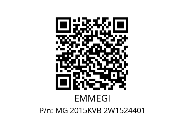   EMMEGI MG 2015KVB 2W1524401