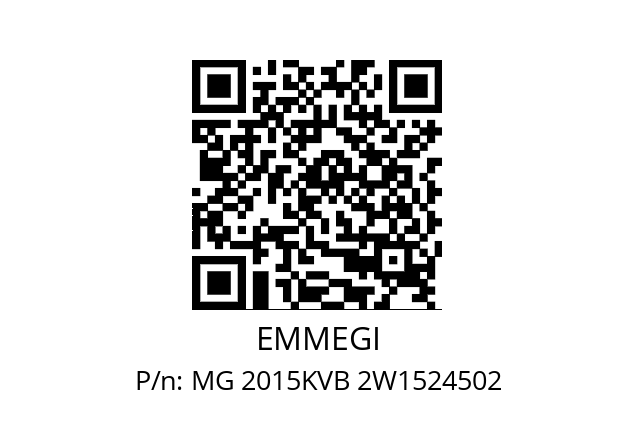   EMMEGI MG 2015KVB 2W1524502