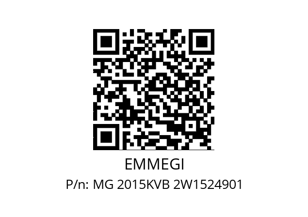   EMMEGI MG 2015KVB 2W1524901