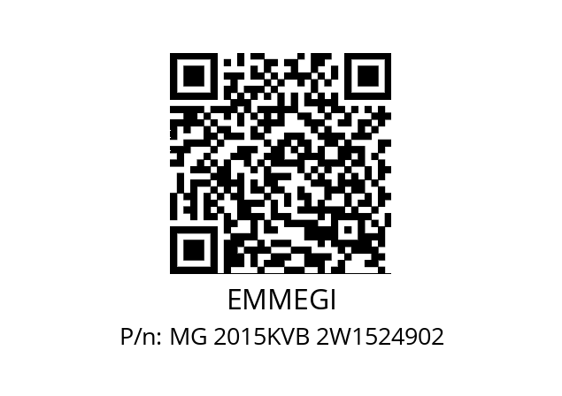   EMMEGI MG 2015KVB 2W1524902