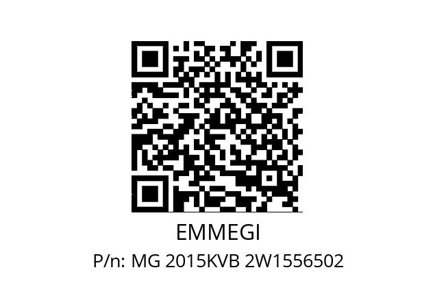   EMMEGI MG 2015KVB 2W1556502