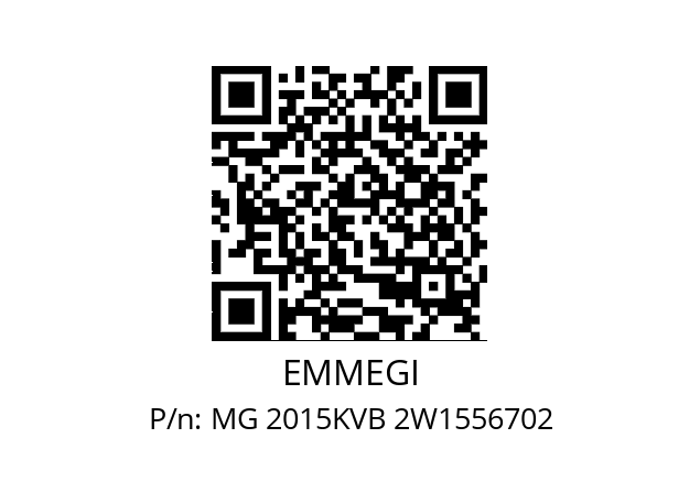   EMMEGI MG 2015KVB 2W1556702