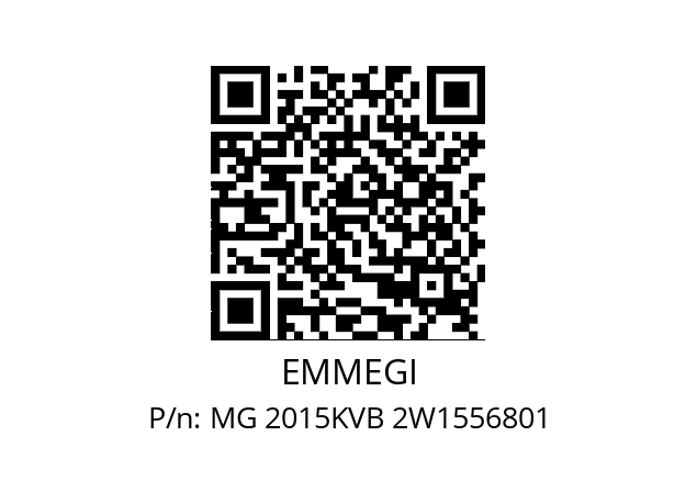   EMMEGI MG 2015KVB 2W1556801