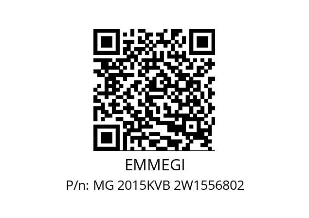   EMMEGI MG 2015KVB 2W1556802