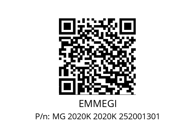   EMMEGI MG 2020K 2020K 252001301