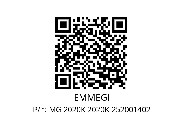   EMMEGI MG 2020K 2020K 252001402