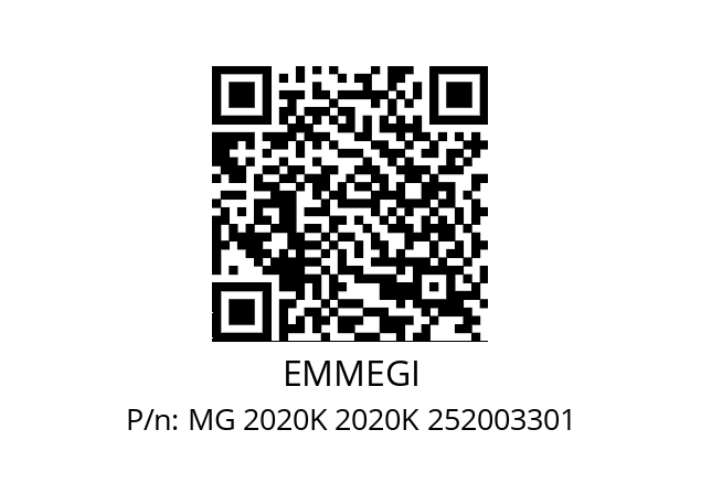   EMMEGI MG 2020K 2020K 252003301