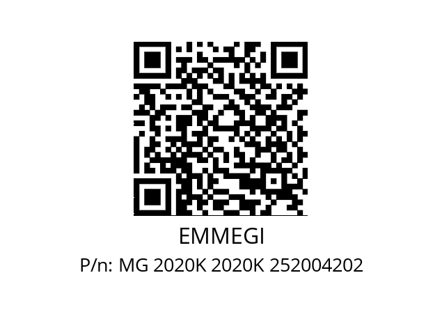   EMMEGI MG 2020K 2020K 252004202