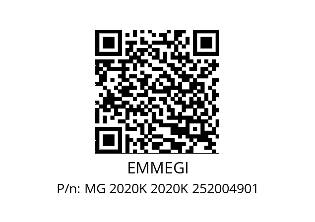   EMMEGI MG 2020K 2020K 252004901