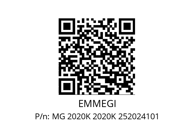   EMMEGI MG 2020K 2020K 252024101