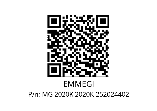   EMMEGI MG 2020K 2020K 252024402