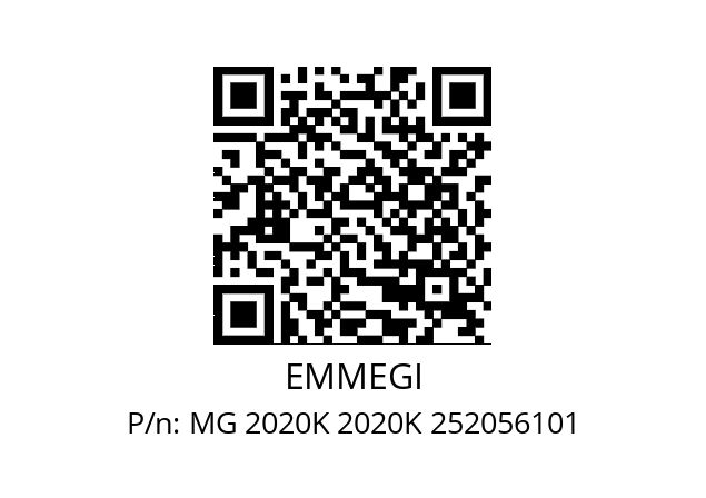   EMMEGI MG 2020K 2020K 252056101