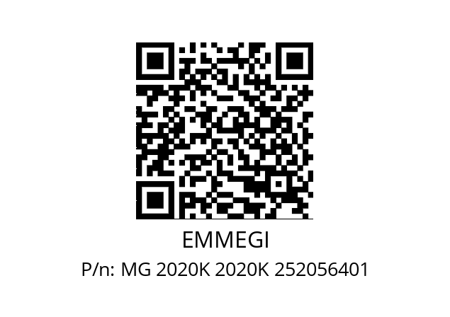   EMMEGI MG 2020K 2020K 252056401