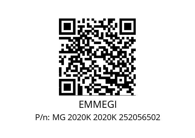   EMMEGI MG 2020K 2020K 252056502