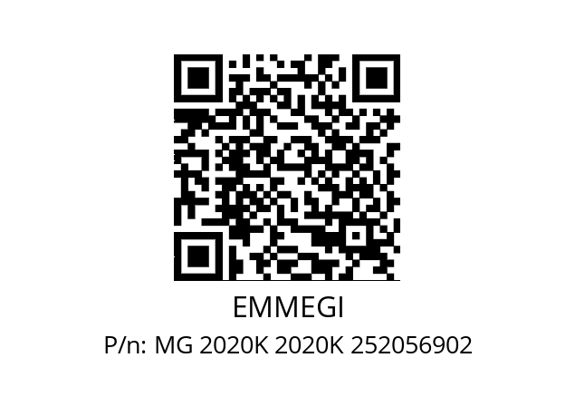   EMMEGI MG 2020K 2020K 252056902