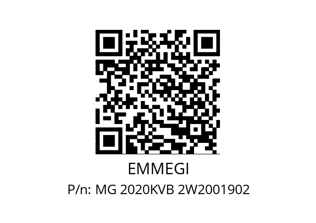   EMMEGI MG 2020KVB 2W2001902