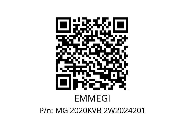   EMMEGI MG 2020KVB 2W2024201