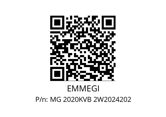   EMMEGI MG 2020KVB 2W2024202