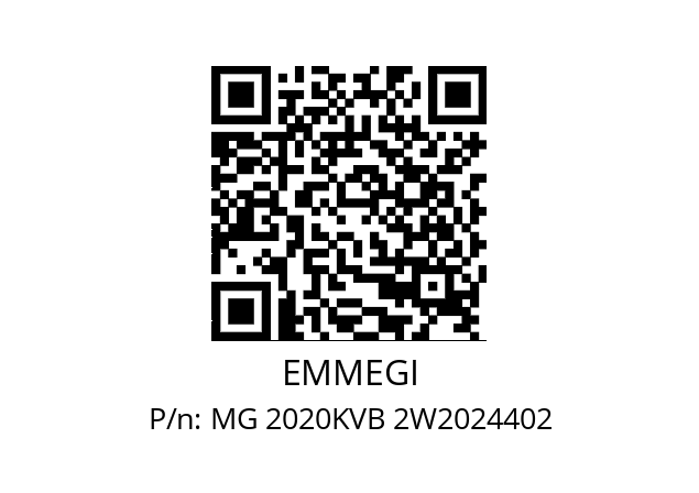   EMMEGI MG 2020KVB 2W2024402