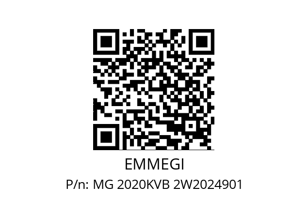   EMMEGI MG 2020KVB 2W2024901