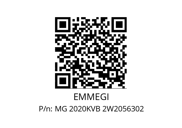   EMMEGI MG 2020KVB 2W2056302