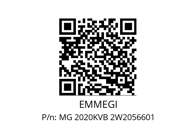   EMMEGI MG 2020KVB 2W2056601