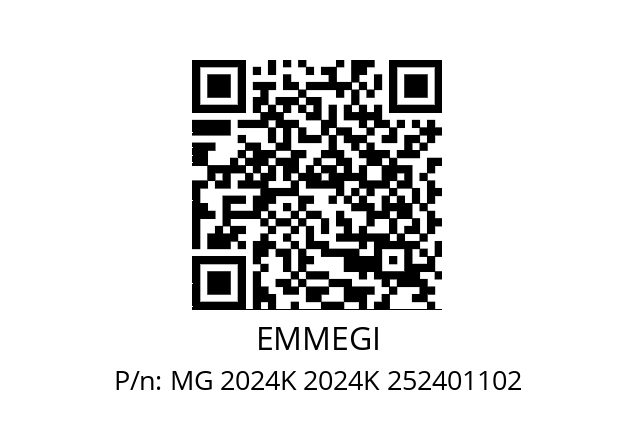   EMMEGI MG 2024K 2024K 252401102