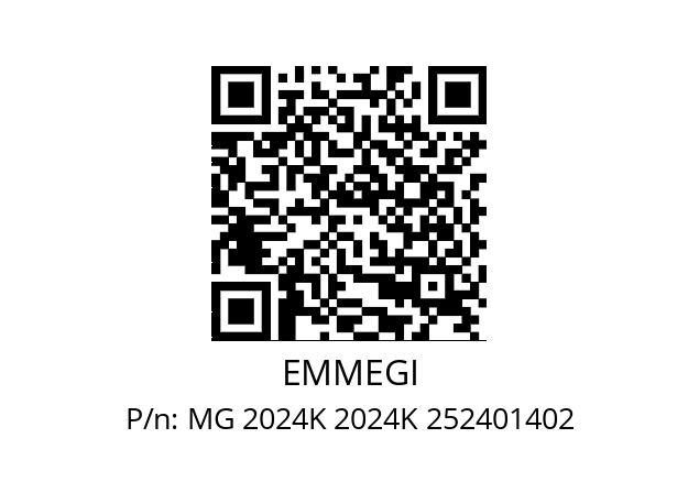   EMMEGI MG 2024K 2024K 252401402