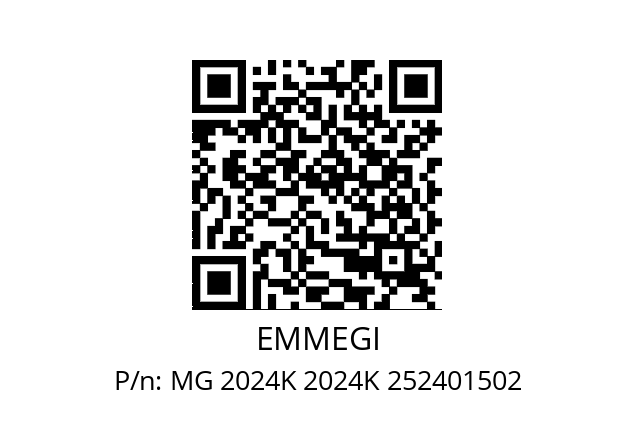   EMMEGI MG 2024K 2024K 252401502