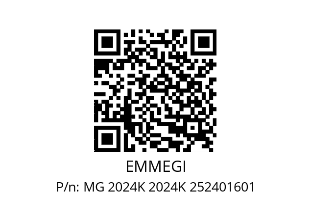   EMMEGI MG 2024K 2024K 252401601