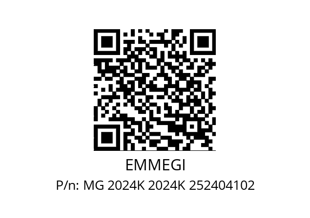   EMMEGI MG 2024K 2024K 252404102