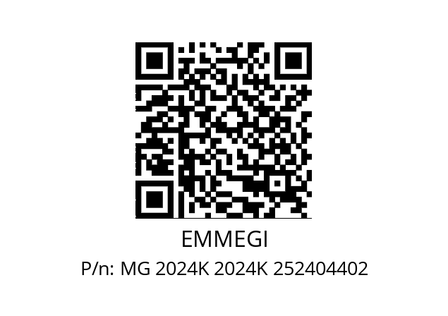   EMMEGI MG 2024K 2024K 252404402