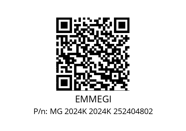   EMMEGI MG 2024K 2024K 252404802