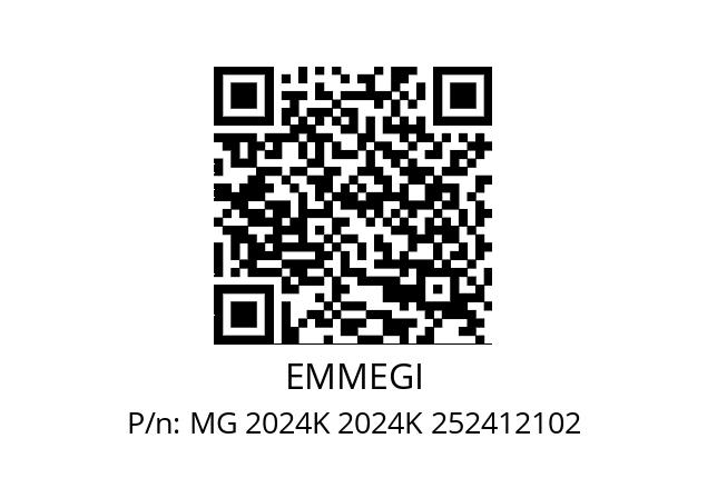   EMMEGI MG 2024K 2024K 252412102