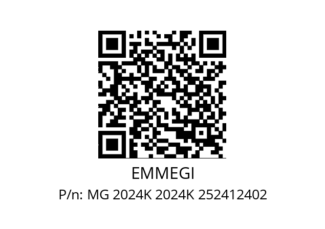   EMMEGI MG 2024K 2024K 252412402