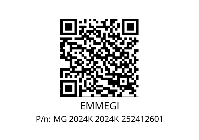   EMMEGI MG 2024K 2024K 252412601