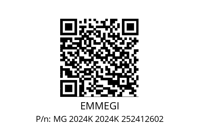   EMMEGI MG 2024K 2024K 252412602