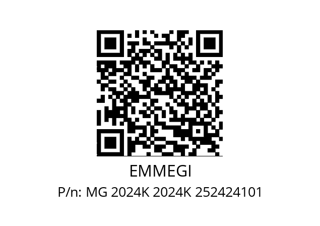   EMMEGI MG 2024K 2024K 252424101