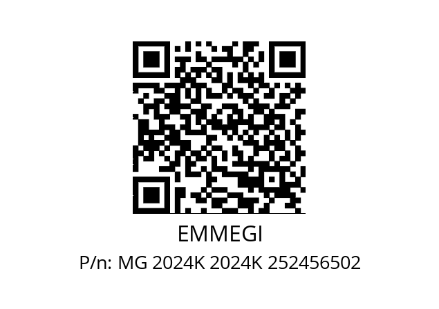   EMMEGI MG 2024K 2024K 252456502