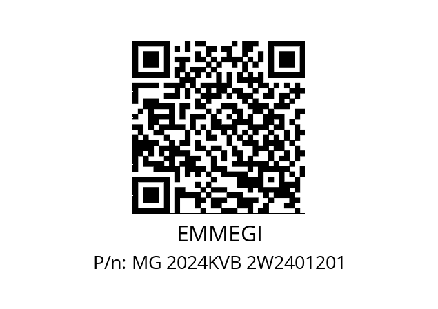   EMMEGI MG 2024KVB 2W2401201