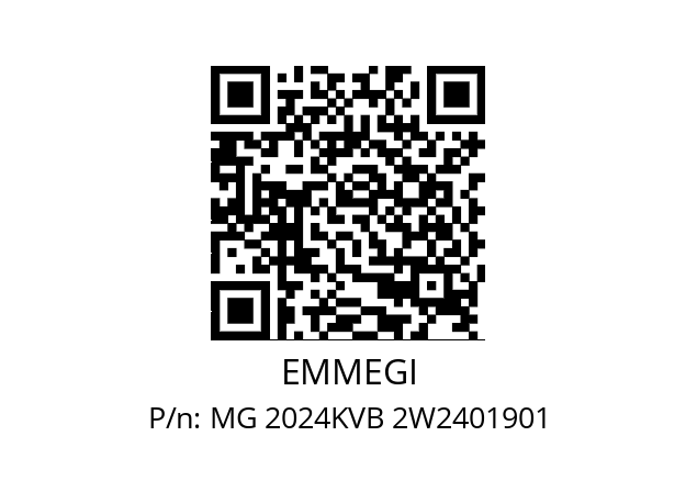   EMMEGI MG 2024KVB 2W2401901