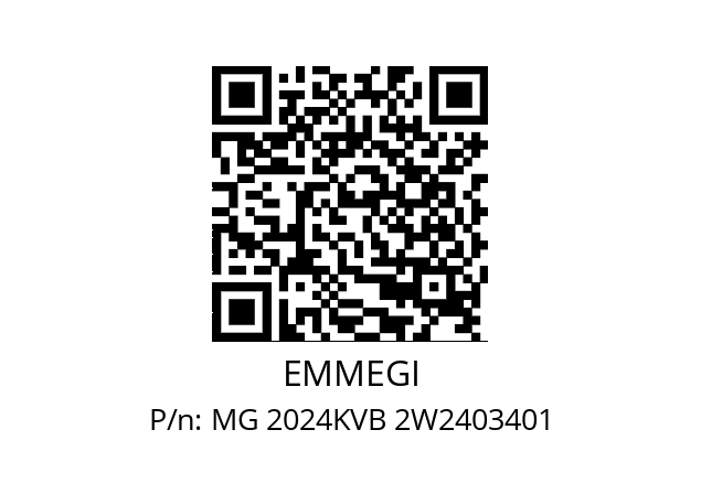   EMMEGI MG 2024KVB 2W2403401