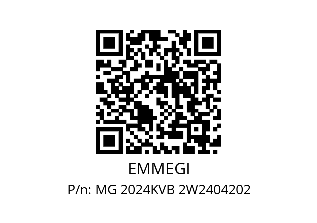   EMMEGI MG 2024KVB 2W2404202