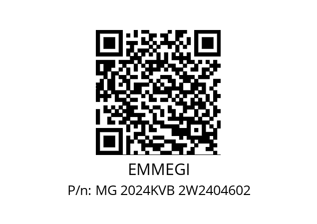   EMMEGI MG 2024KVB 2W2404602