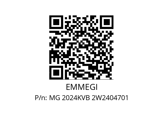   EMMEGI MG 2024KVB 2W2404701